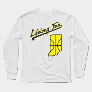 Lifelong Fan of Indiana Basketball Long Sleeve T-Shirt
